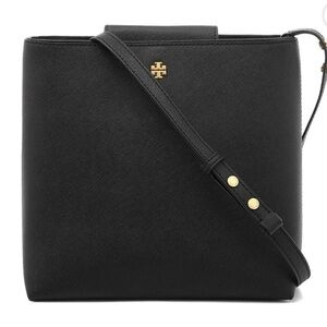 Tory Burch Emerson Black bucket Crossbody Bag 147398